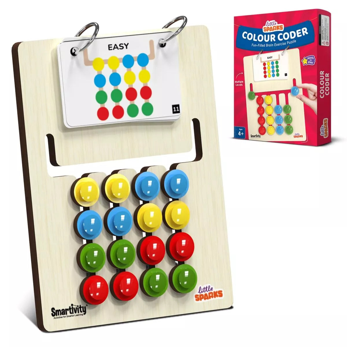 Smartivity Little Sparks Colour Coder Fun – Filled Brain Exercise Puzz ...