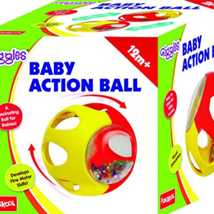 Giggles - Baby Action Ball, Activity Rattle Ball For Kids, Multicolour ...