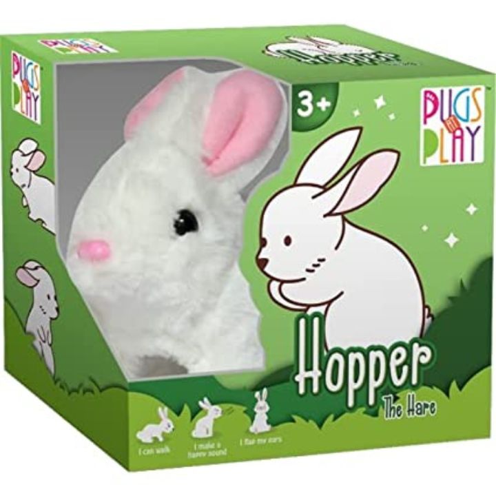 Fuzzbuzz Pugs at Play FuzzBuzz Rabbit Pets Hopper the Hare – Juplay World