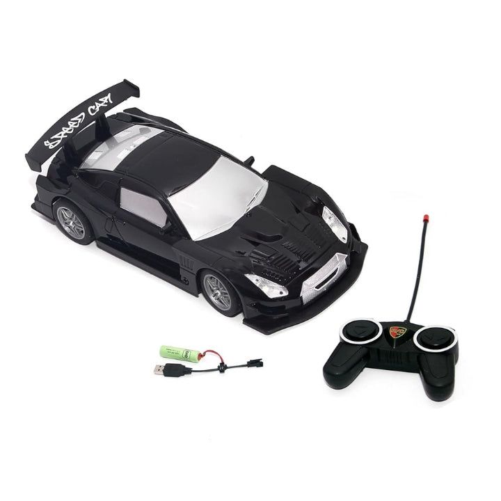 Road Burner Rechargeable Fireball Remote Control Car for Kids (Black N ...