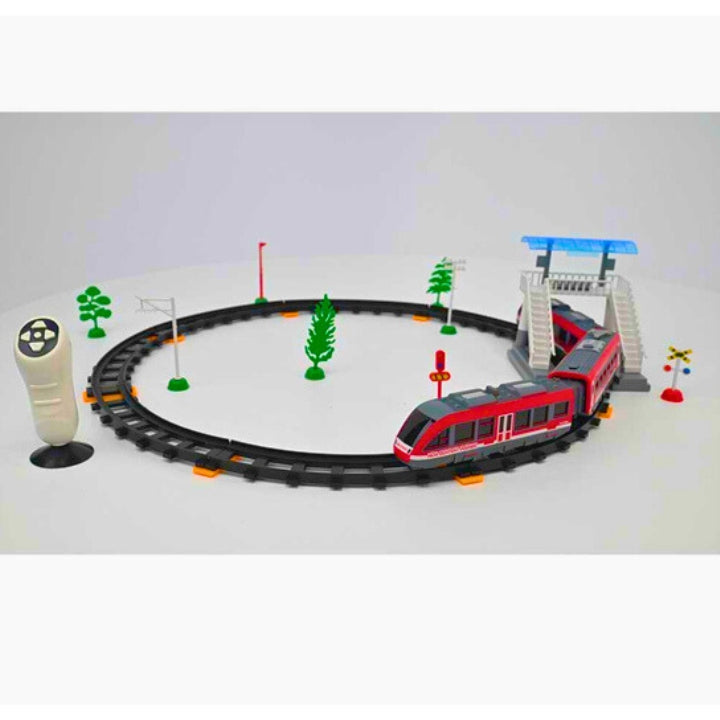 RC Bullet Train Remote-Control High-Speed Train Set with Tracks 60 Pcs ...