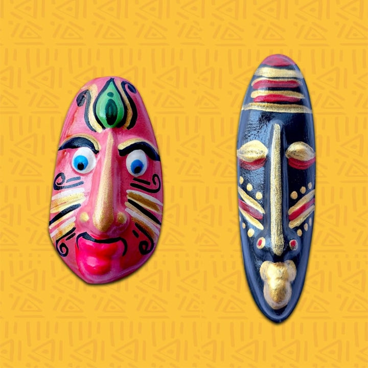 Triabl Mask Craft ToyKraft: Mould and Paint Tribal Masks, Art and Craft Kit for Kids 5 ...