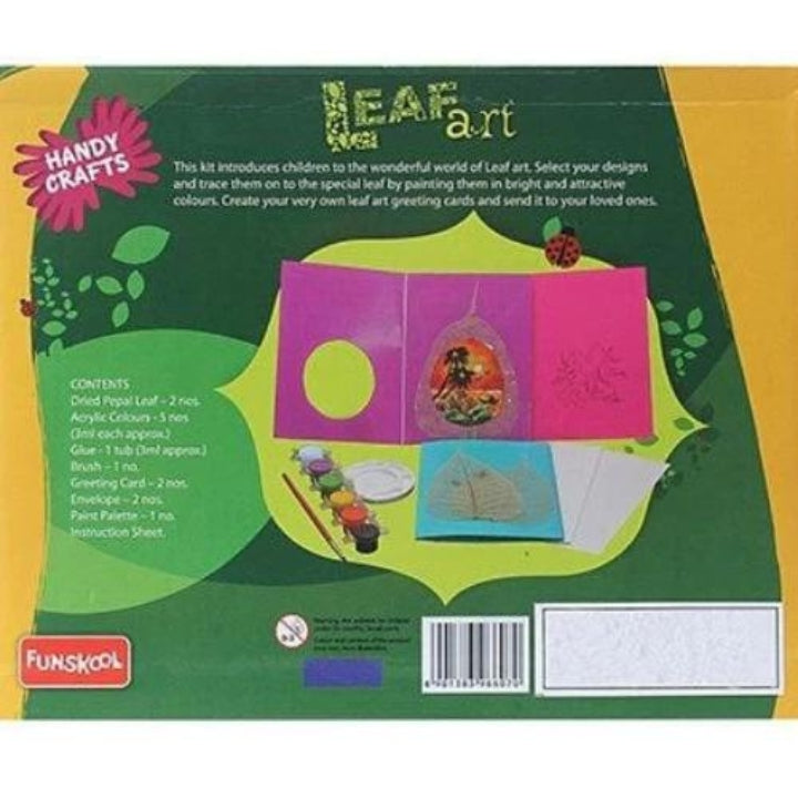 Funskool Craft Funskool - Handycrafts Leaf Art. Eco-Friendly and Creative Activity Ki ...