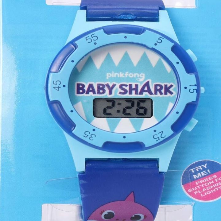 Baby Shark Digital Watch with LED Light - Main Image