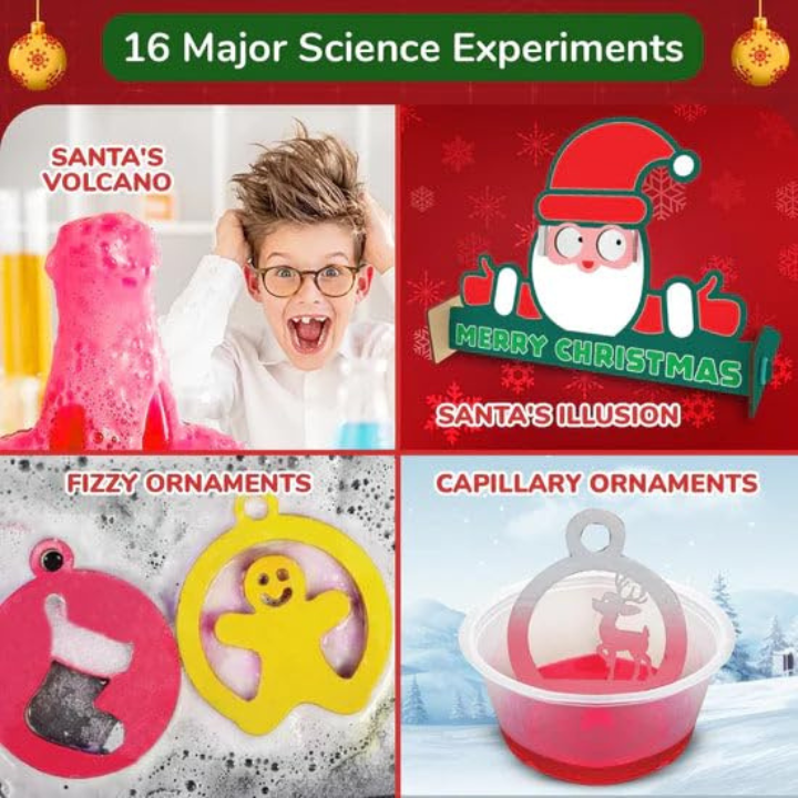 Science Lab Nativity Smartivity Christmas Science Kit for Kids, Santa Science Lab Kit Chris ...