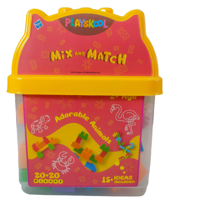 Plex Blocks PLEX Building Blocks Mix & Match Artistic Alphabets - Multicolour ...
