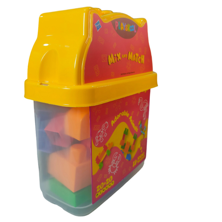 Plex Blocks PLEX Building Blocks Mix & Match Artistic Alphabets - Multicolour ...